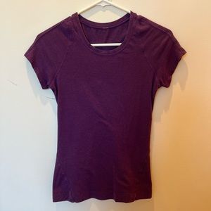 Purple Lululemon Workout Tee